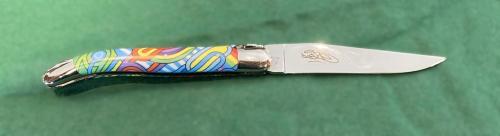 Couteau Laguiole, manche couleur